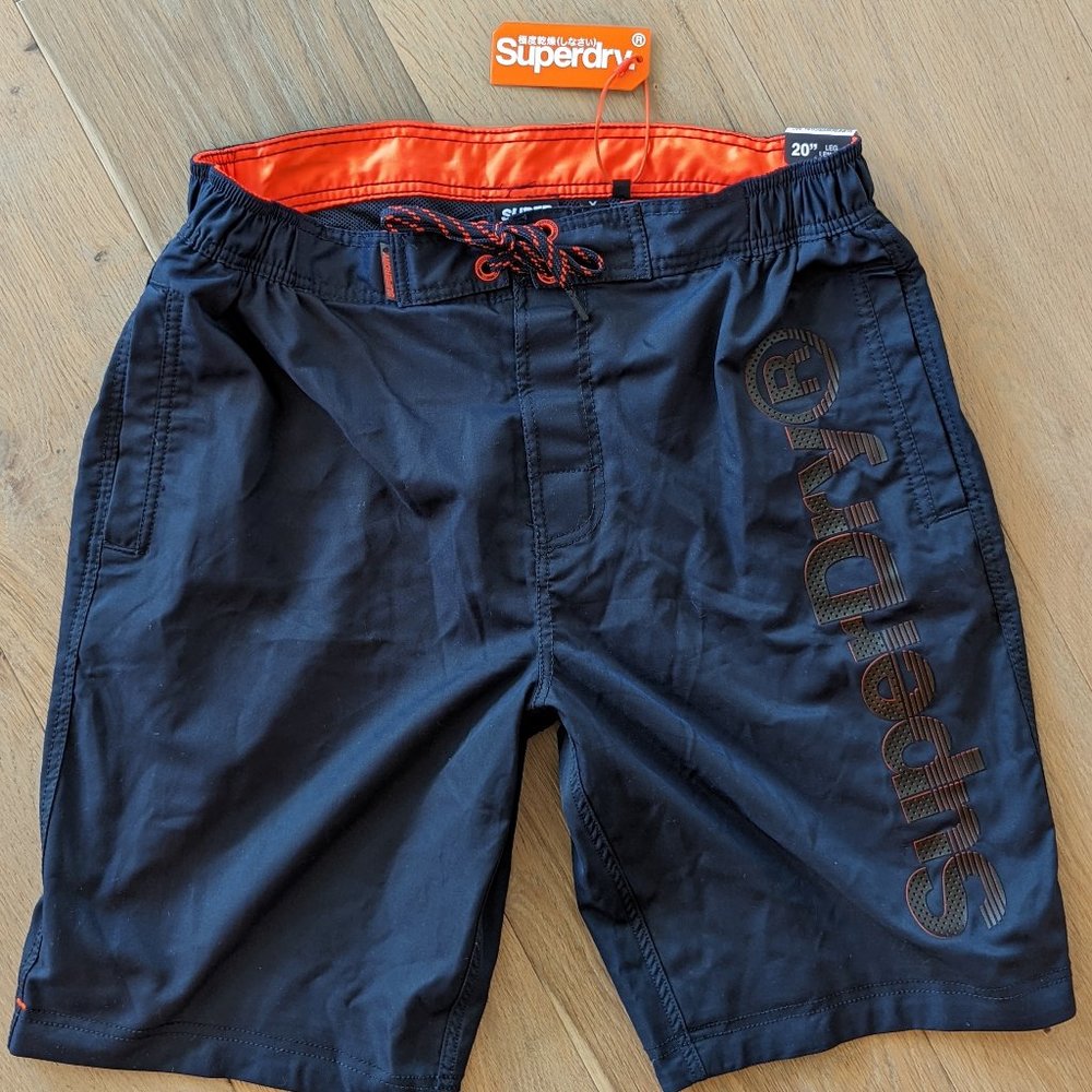 NWT Superdry Classic Board Shorts Size XL Men’s Swimwear MSRP $44.95